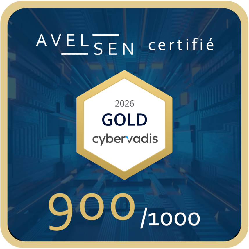 Avelsen certifié CyberVadis Gold 2026 — 900 sur 1000